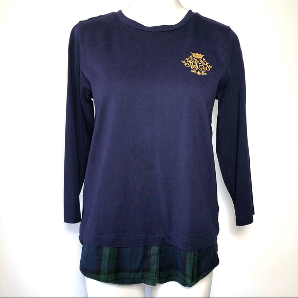 ⭐️ Lauren Ralph Lauren Embroidered Monogram Top - Picture 4 of 13